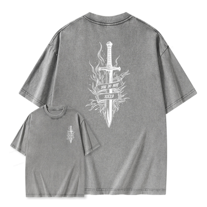 Pagewings You do Not Yield Unisex Washed T-shirt