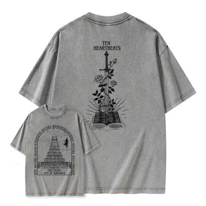 Pagewings Life Before Death  Strength Before Weakness Unisex Washed T-shirt