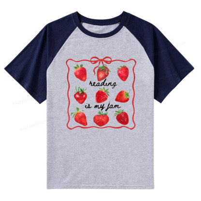 Pagewings  Reading Is My Jam Raglan T-shirt