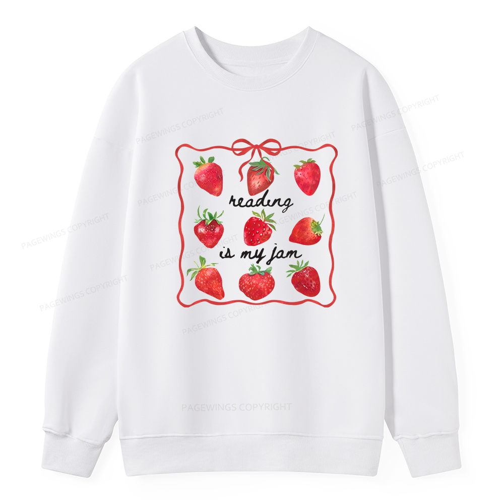 Pagewings Reading Is My Jam Unisex Classic Sweatshirt