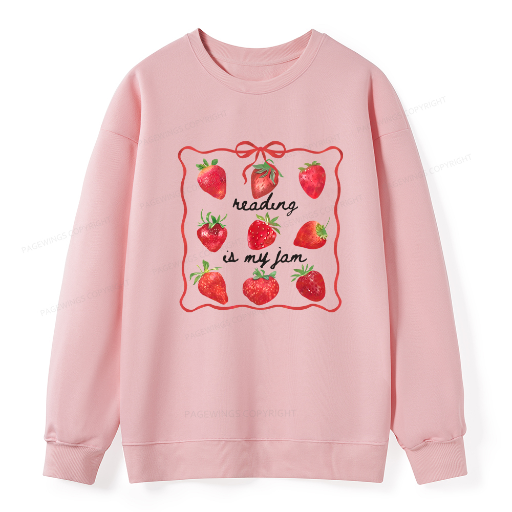 Pagewings Reading Is My Jam Unisex Classic Sweatshirt