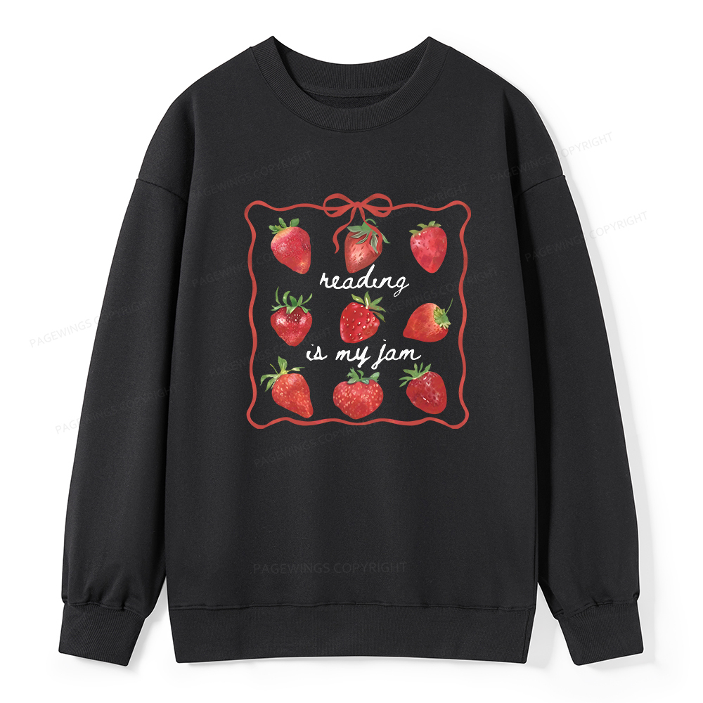 Pagewings Reading Is My Jam Unisex Classic Sweatshirt