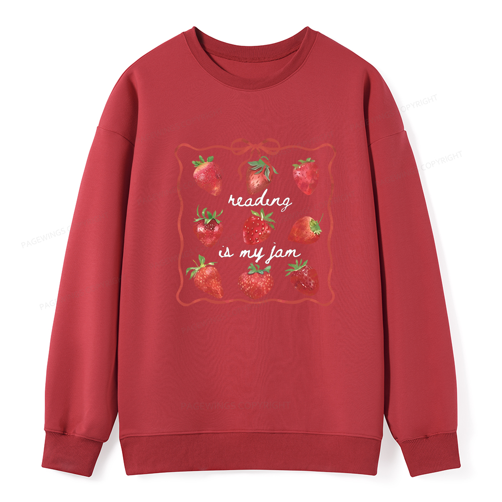 Pagewings Reading Is My Jam Unisex Classic Sweatshirt