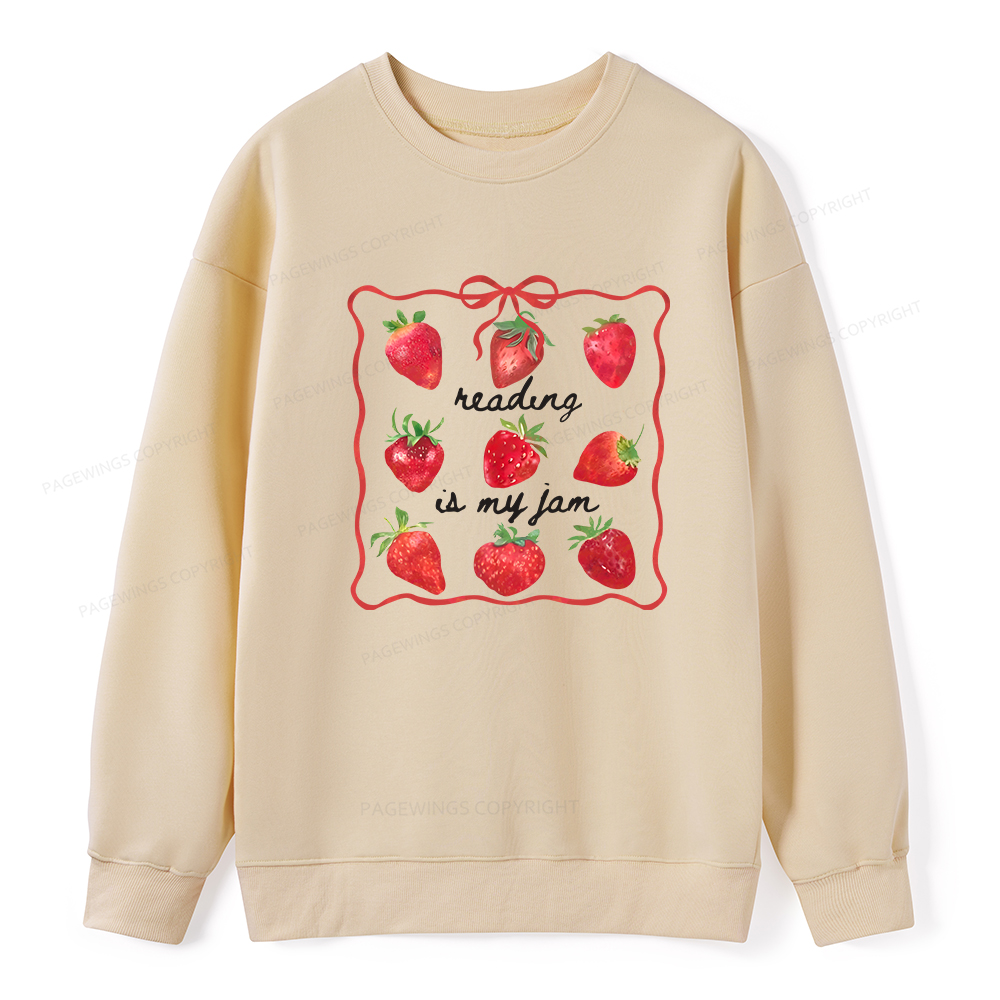 Pagewings Reading Is My Jam Unisex Classic Sweatshirt