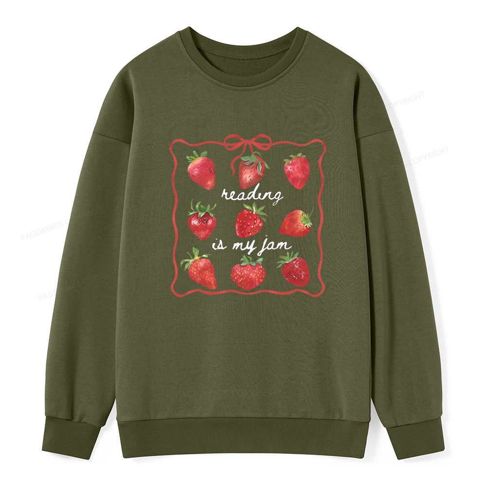 Pagewings Reading Is My Jam Unisex Classic Sweatshirt
