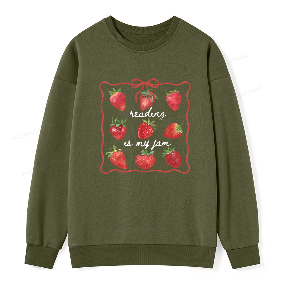 Pagewings Reading Is My Jam Unisex Classic Sweatshirt