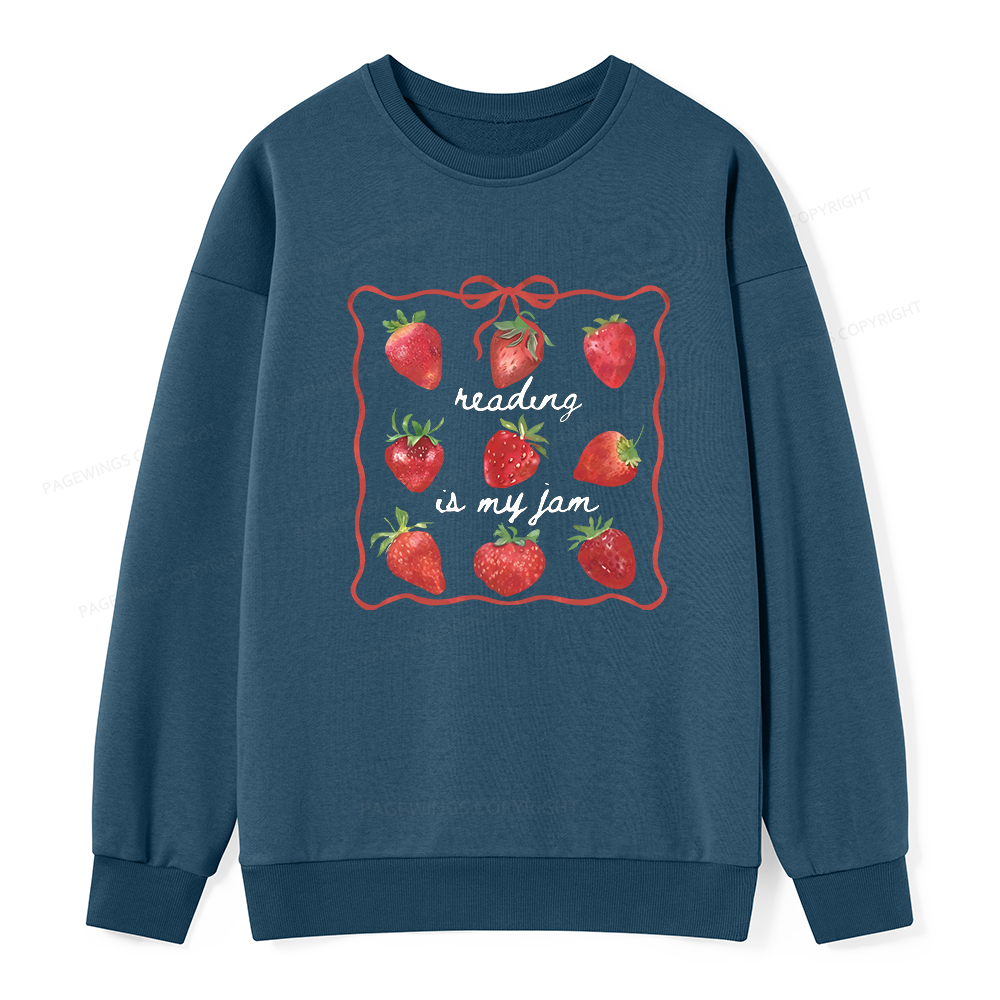 Pagewings Reading Is My Jam Unisex Classic Sweatshirt