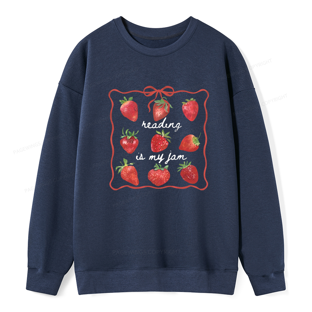Pagewings Reading Is My Jam Unisex Classic Sweatshirt