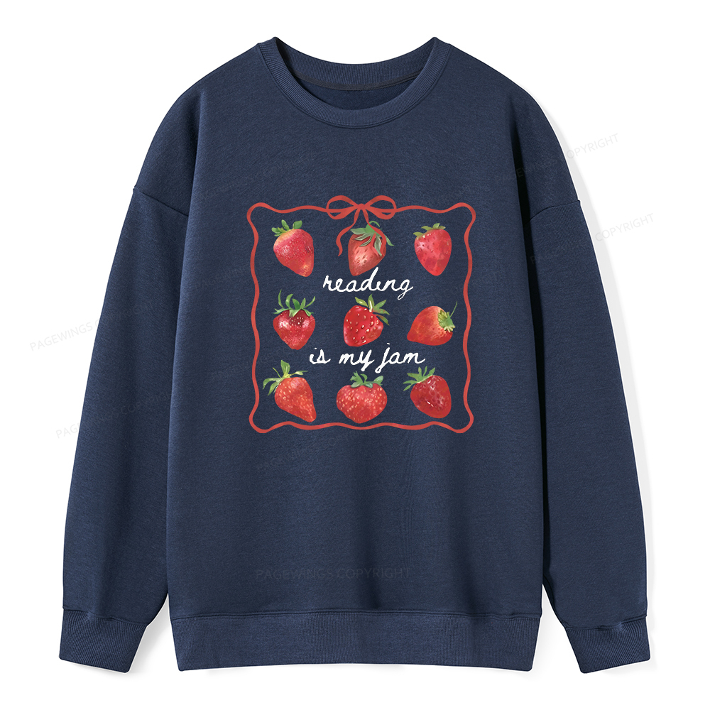 Pagewings Reading Is My Jam Unisex Classic Sweatshirt