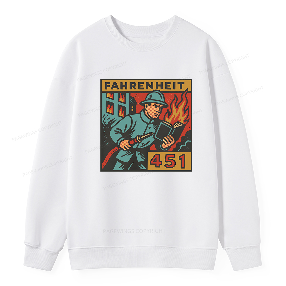 Pagewings Literature 451 Unisex Classic Sweatshirt