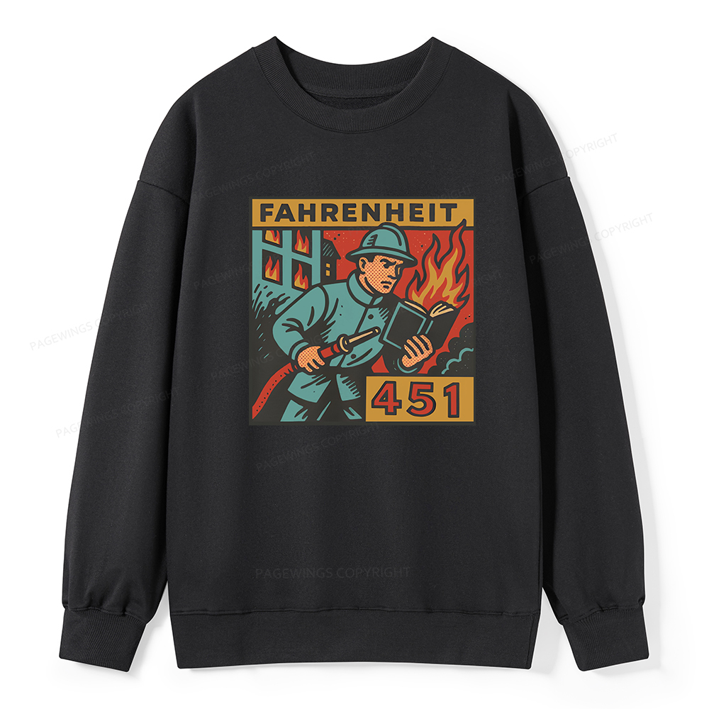 Pagewings Literature 451 Unisex Classic Sweatshirt