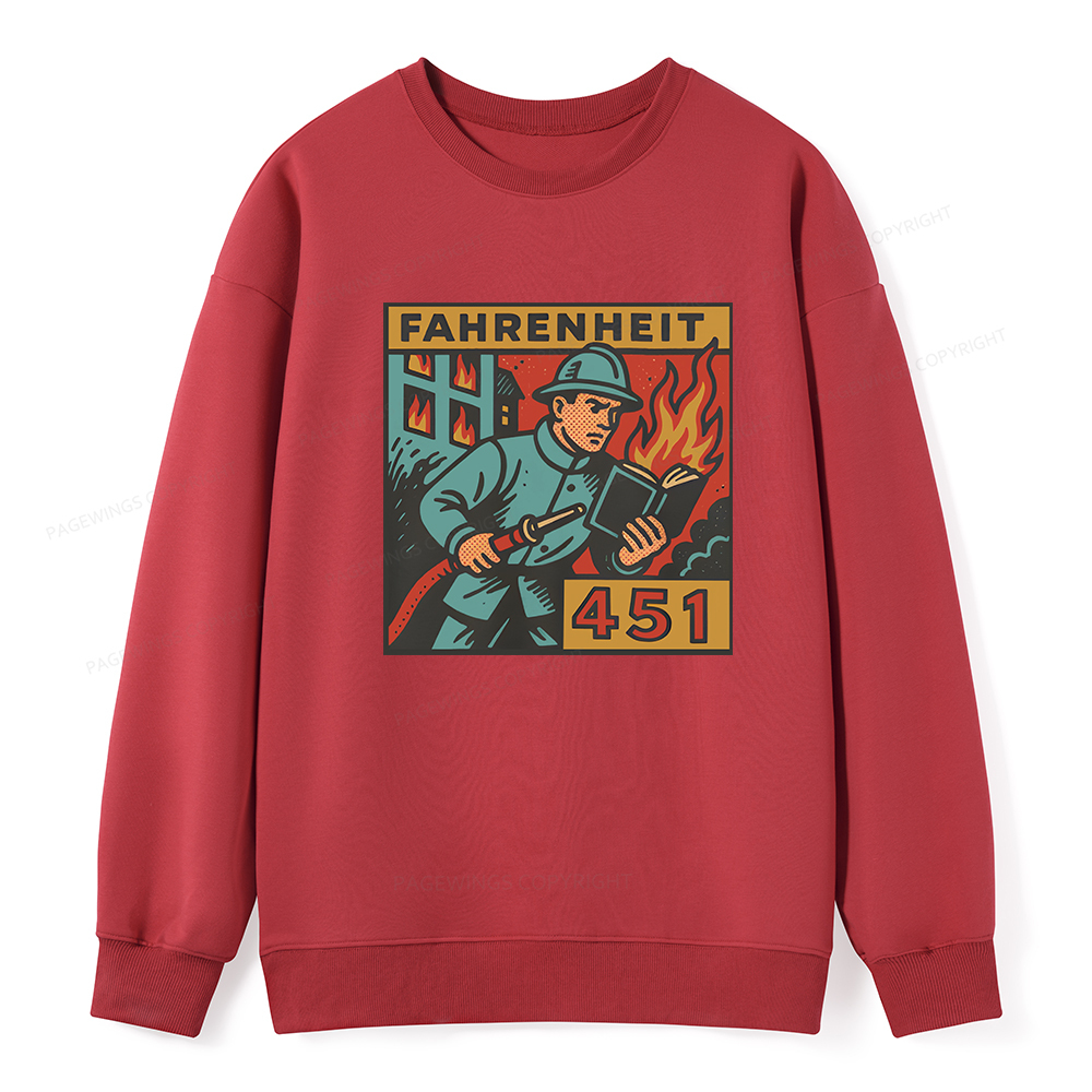 Pagewings Literature 451 Unisex Classic Sweatshirt