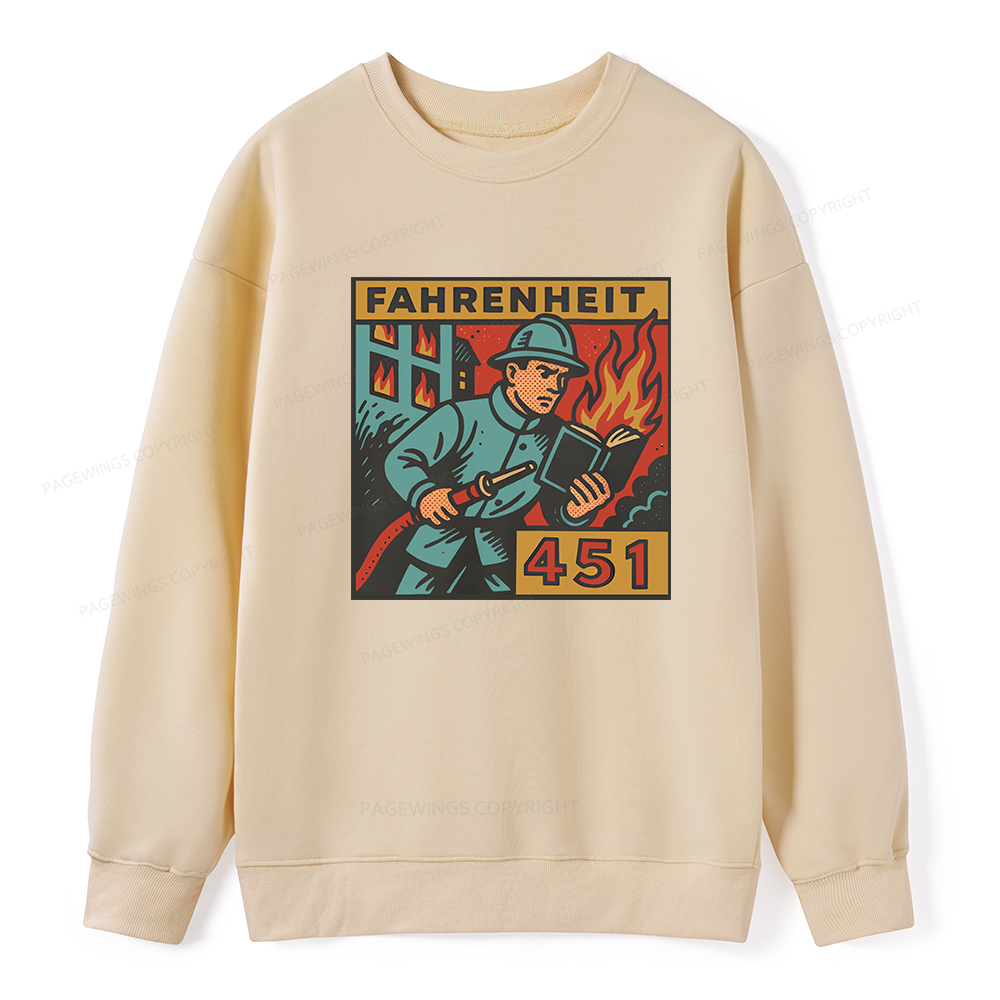 Pagewings Literature 451 Unisex Classic Sweatshirt