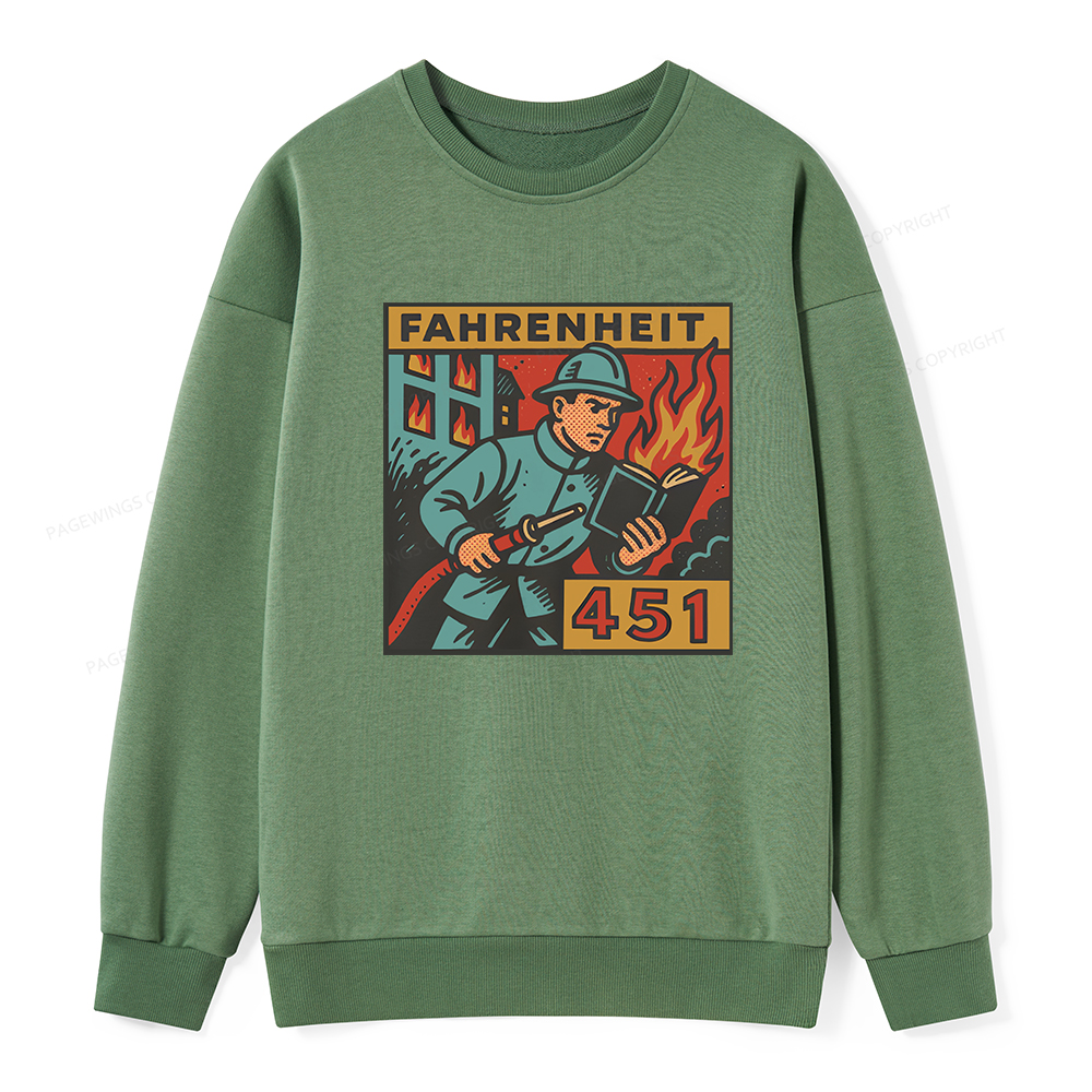 Pagewings Literature 451 Unisex Classic Sweatshirt