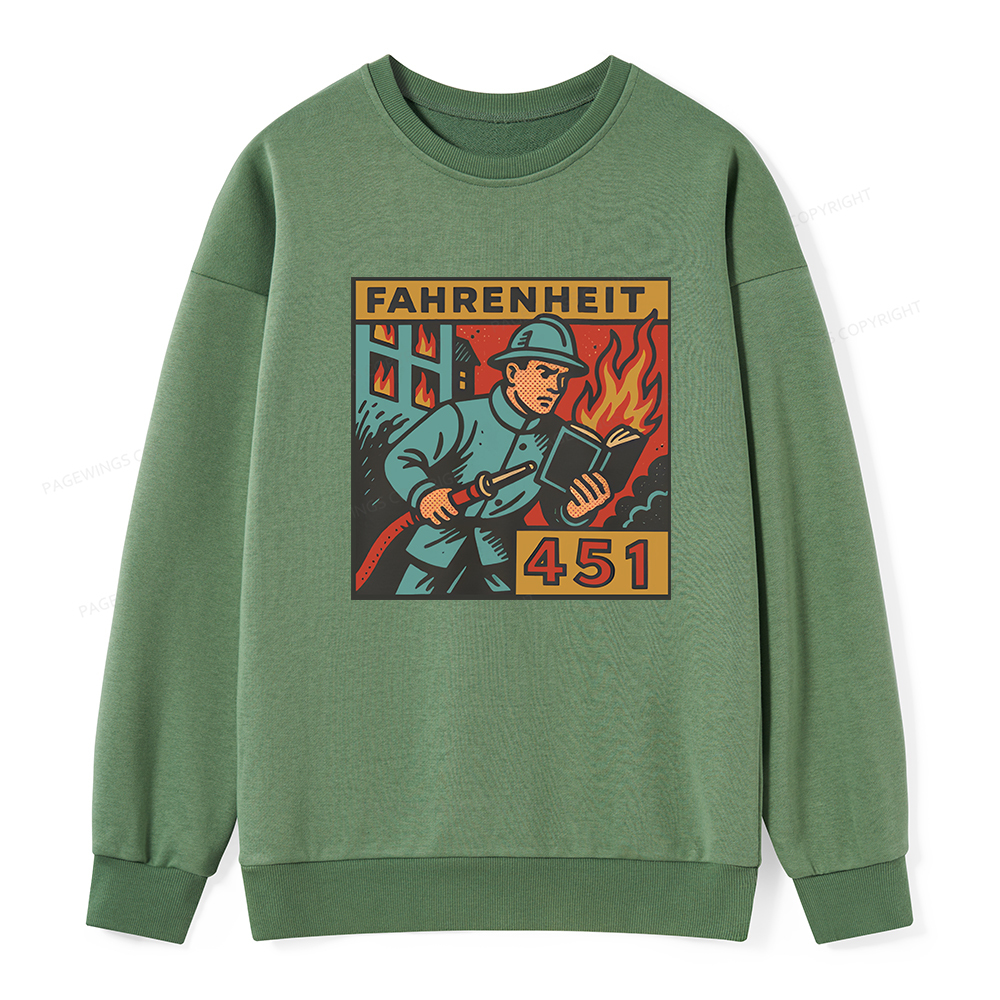 Pagewings Literature 451 Unisex Classic Sweatshirt