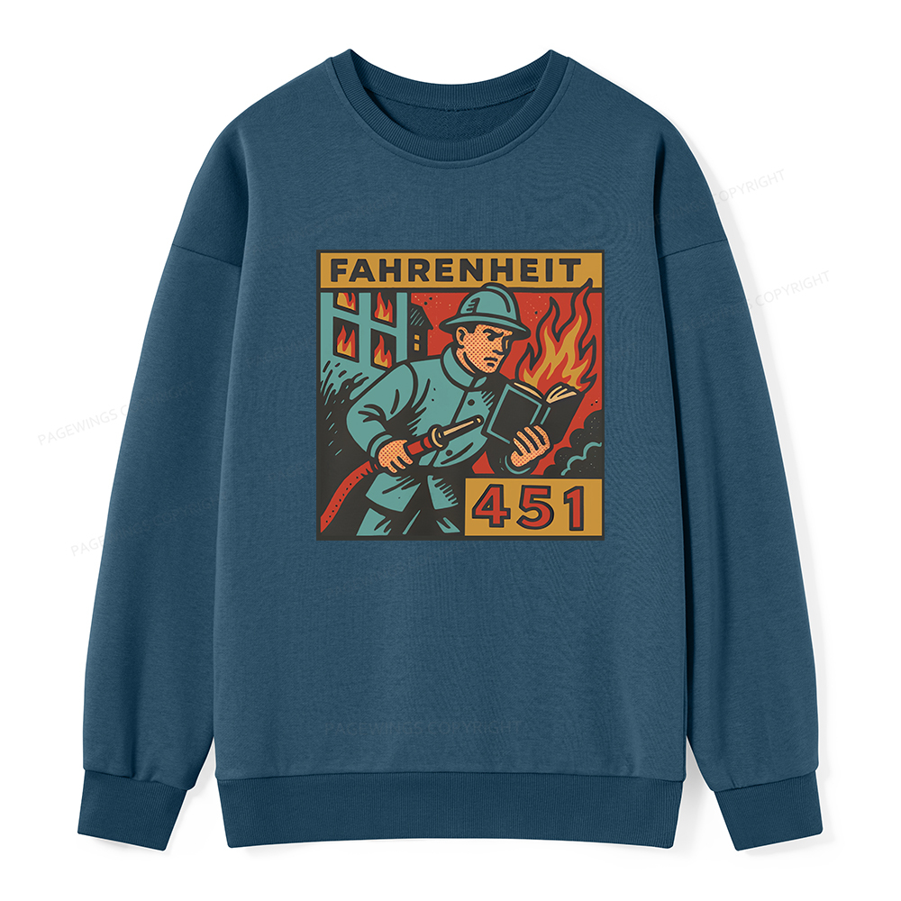 Pagewings Literature 451 Unisex Classic Sweatshirt
