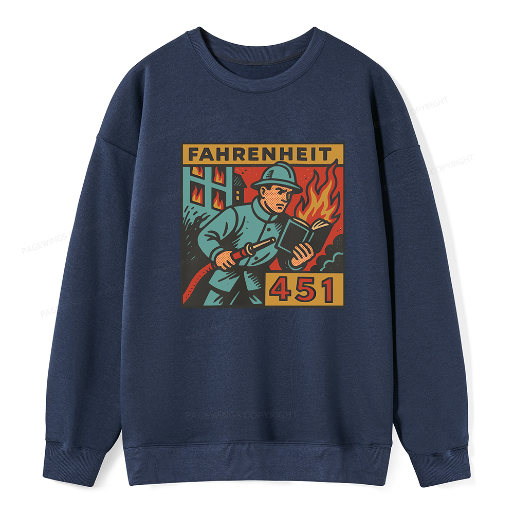 Pagewings Literature 451 Unisex Classic Sweatshirt
