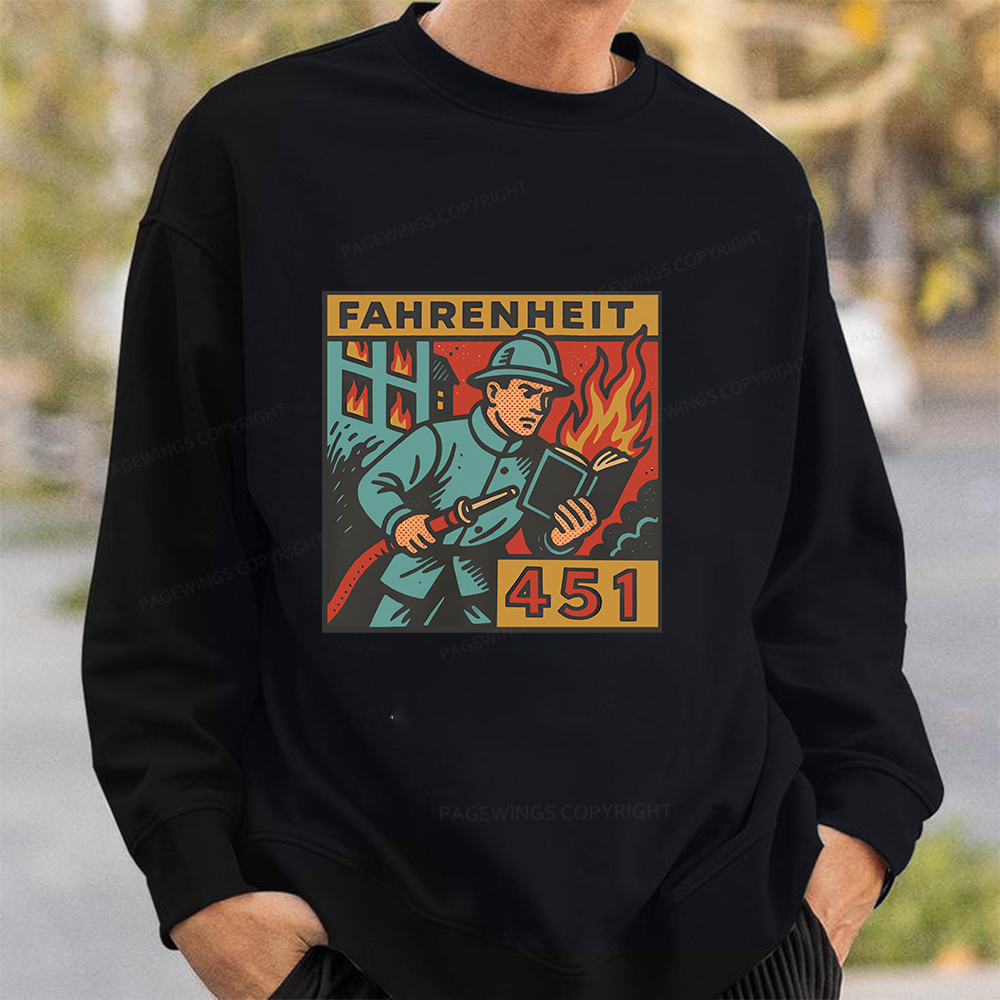 Pagewings Literature 451 Unisex Classic Sweatshirt