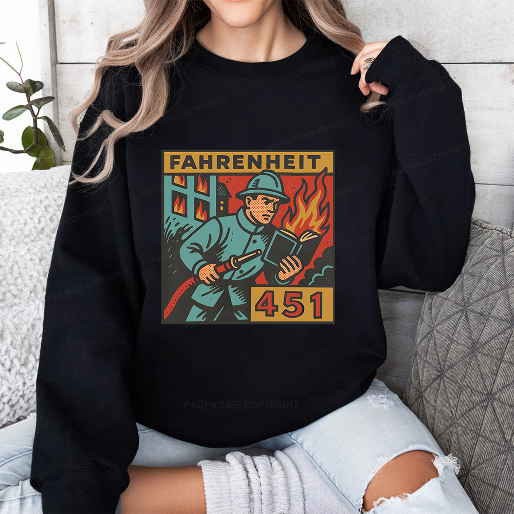 Pagewings Literature 451 Unisex Classic Sweatshirt