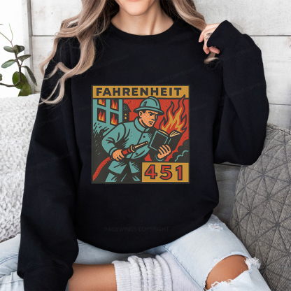 Pagewings Literature 451 Unisex Classic Sweatshirt