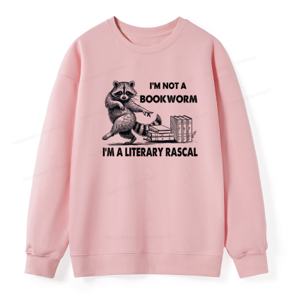 Pagewings I'm Not A Bookworm I'm A Literary Rascal Unisex Classic Sweatshirt