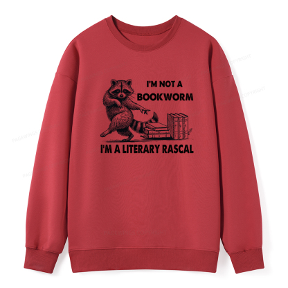 Pagewings I'm Not A Bookworm I'm A Literary Rascal Unisex Classic Sweatshirt
