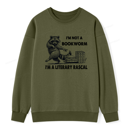 Pagewings I'm Not A Bookworm I'm A Literary Rascal Unisex Classic Sweatshirt