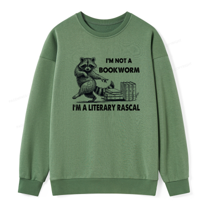 Pagewings I'm Not A Bookworm I'm A Literary Rascal Unisex Classic Sweatshirt