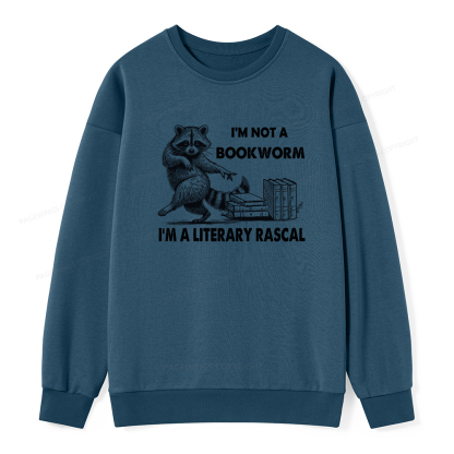 Pagewings I'm Not A Bookworm I'm A Literary Rascal Unisex Classic Sweatshirt