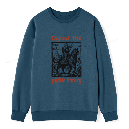 Pagewings Defend the Public Library Unisex Classic Sweatshirt