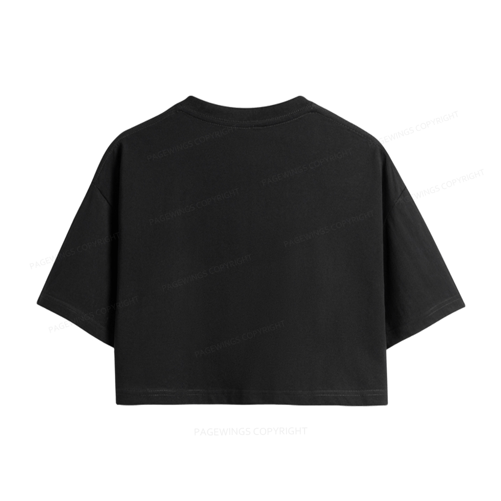 Pagewings Make Orwell Fiction Again Crop Tops