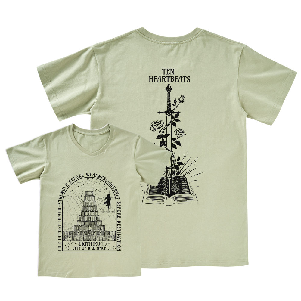 Pagewings Life Before Death Strength Before Weakness V-neck T-shirt