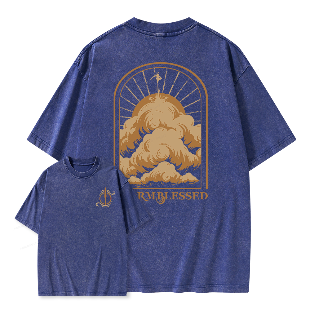 Pagewings Stormblessed Unisex Washed T-shirt