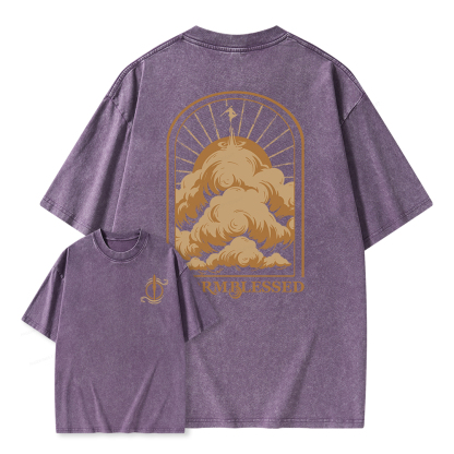 Pagewings Stormblessed Unisex Washed T-shirt