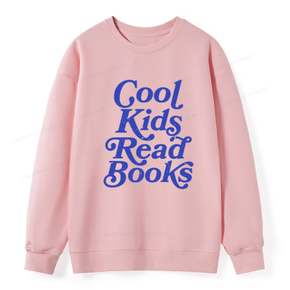 Pagewings Cool Kids Read Books Unisex Classic Sweatshirt