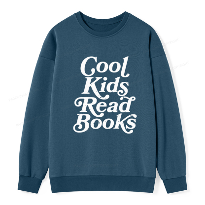 Pagewings Cool Kids Read Books Unisex Classic Sweatshirt