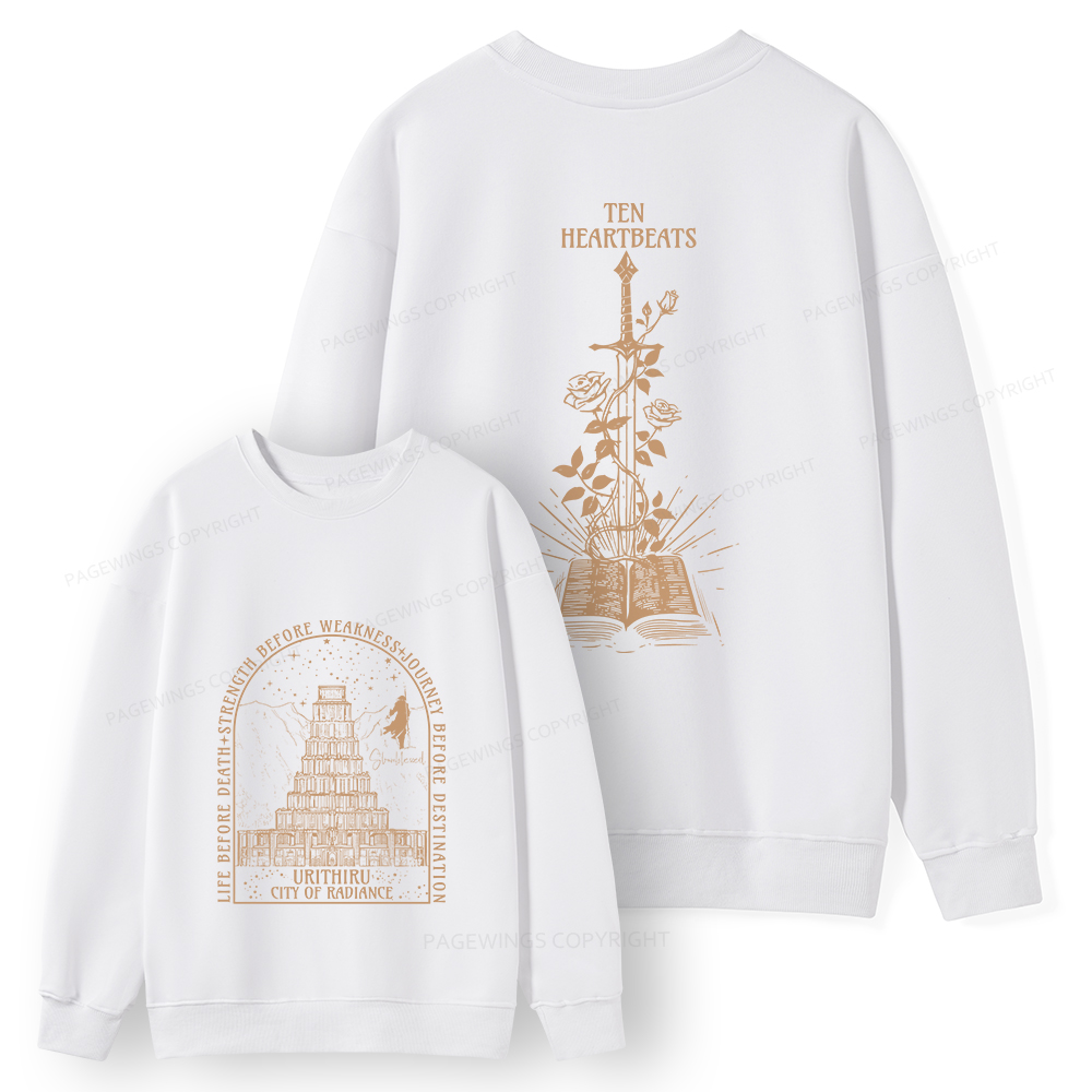 Pagewings Life Before Death Strength Before Weakness Unisex Classic Sweatshirt