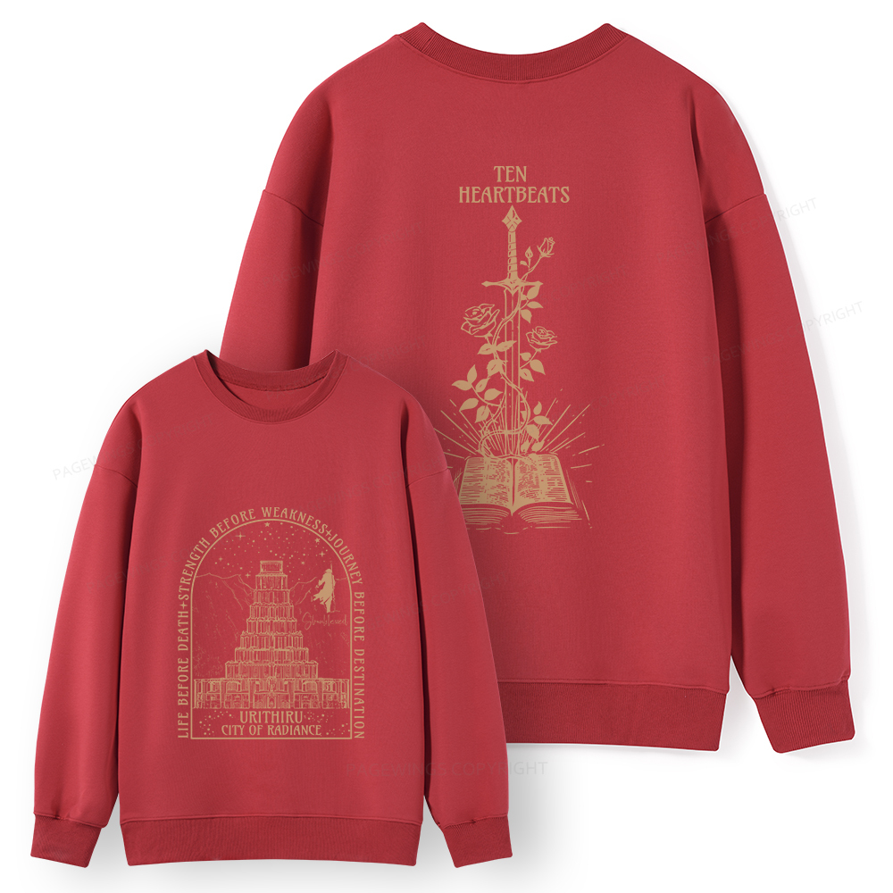 Pagewings Life Before Death Strength Before Weakness Unisex Classic Sweatshirt