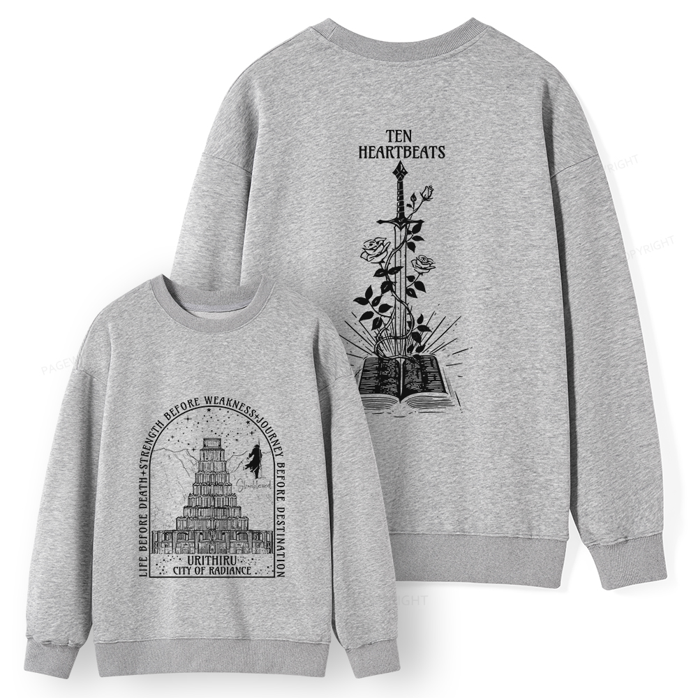 Pagewings Life Before Death Strength Before Weakness Unisex Classic Sweatshirt