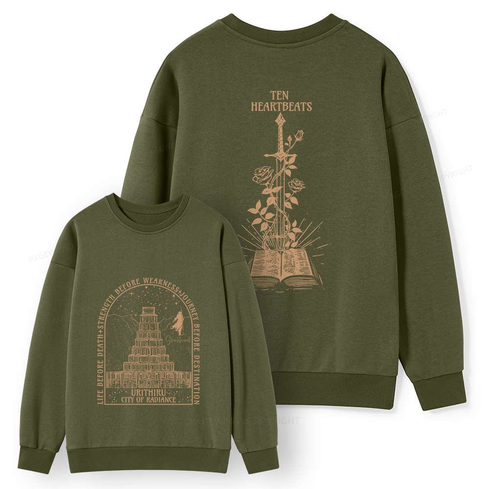 Pagewings Life Before Death Strength Before Weakness Unisex Classic Sweatshirt