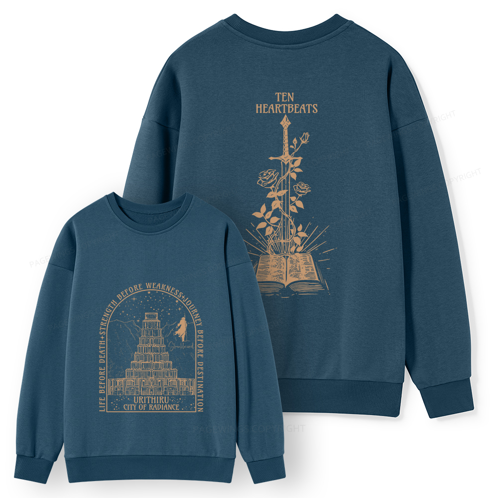 Pagewings Life Before Death Strength Before Weakness Unisex Classic Sweatshirt