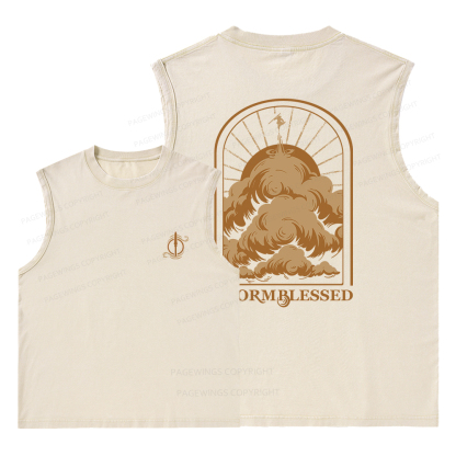 Pagewings Stormblessed Unisex Washed Tank Top