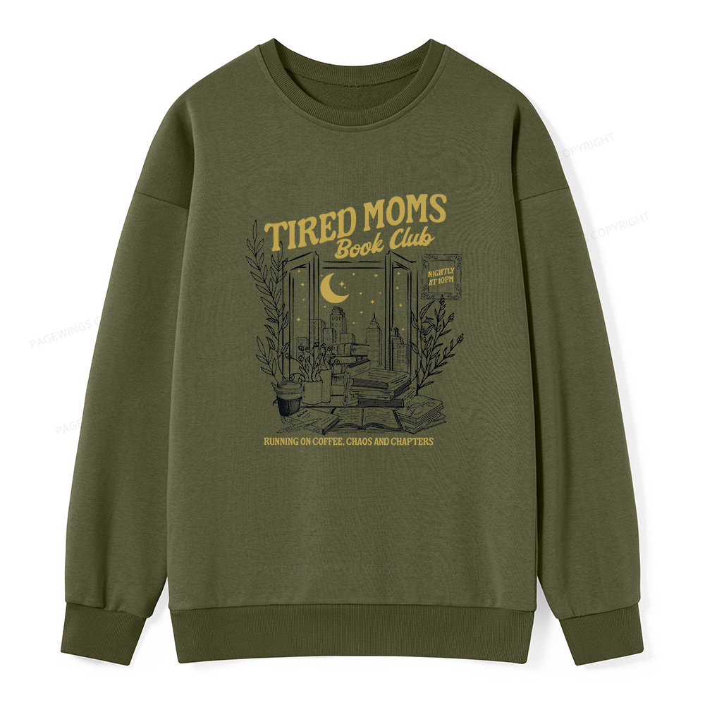 Pagewings Tired Moms Book Club Unisex Classic Sweatshirt