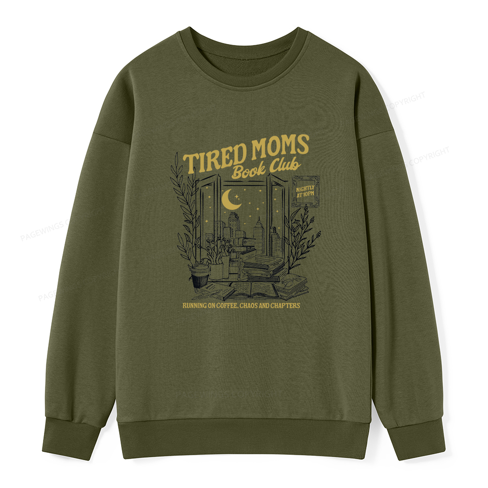 Pagewings Tired Moms Book Club Unisex Classic Sweatshirt