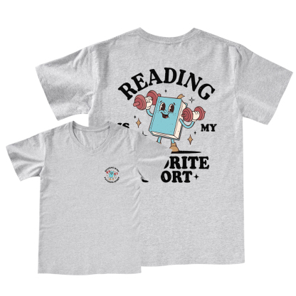 Pagewings Reading Is My Favorite Sport V-neck T-shirt