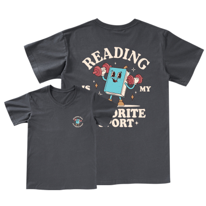 Pagewings Reading Is My Favorite Sport V-neck T-shirt