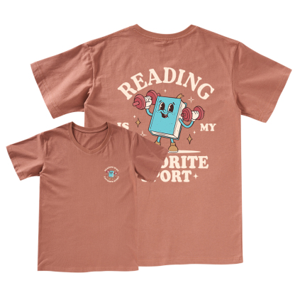 Pagewings Reading Is My Favorite Sport V-neck T-shirt