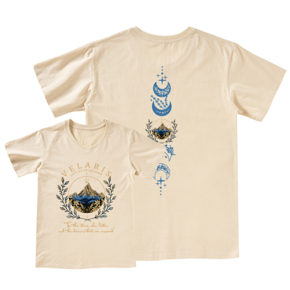 Pagewings Velaris City Of Starlight V-neck T-shirt