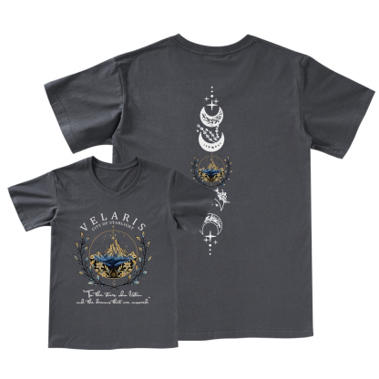 Pagewings Velaris City Of Starlight V-neck T-shirt