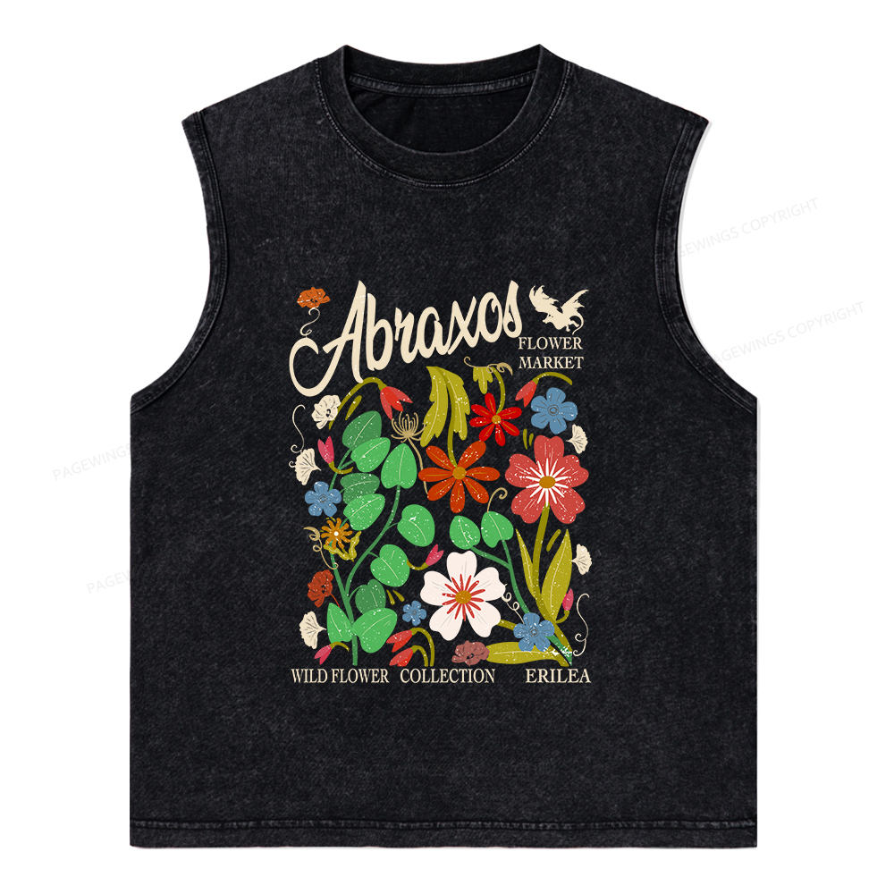 Pagewings Abraxos Unisex Washed Tank Top